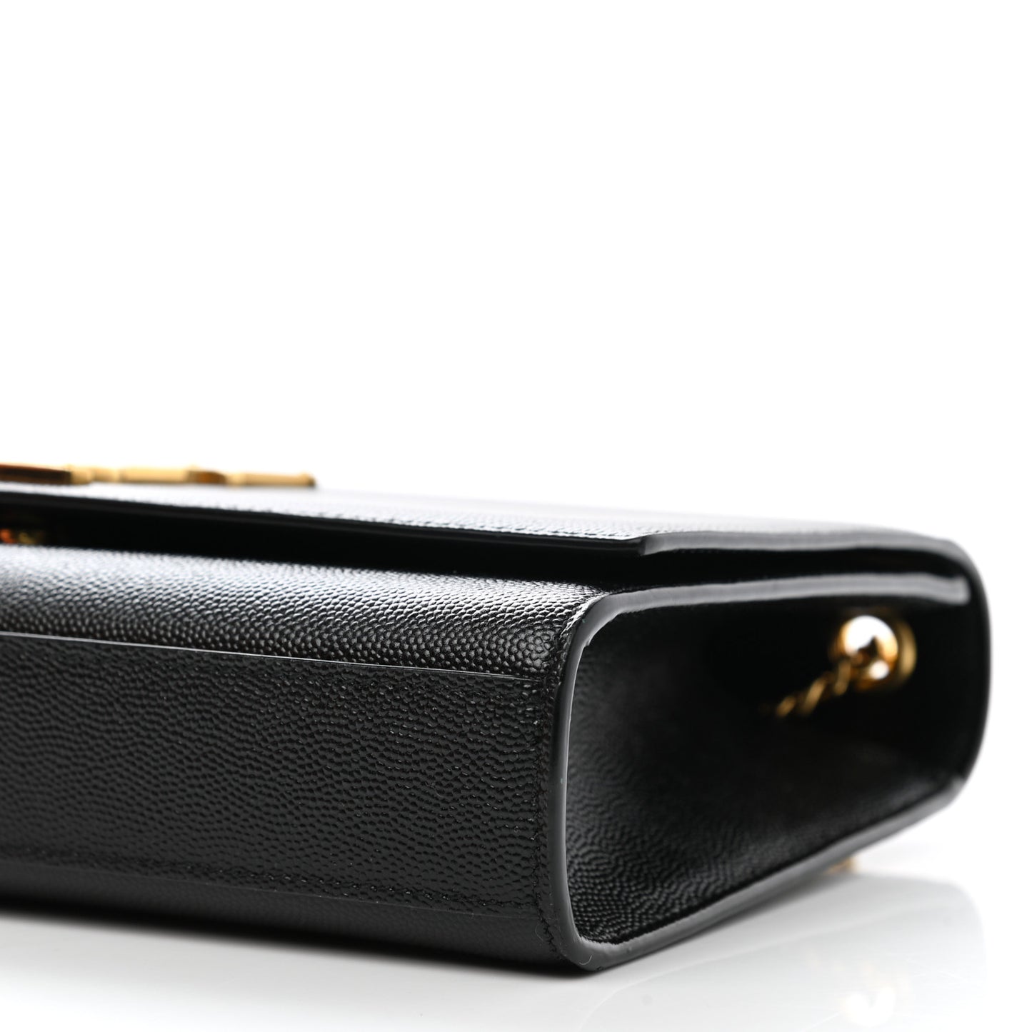 Grain De Poudre Medium Classic Monogram Kate Satchel Black