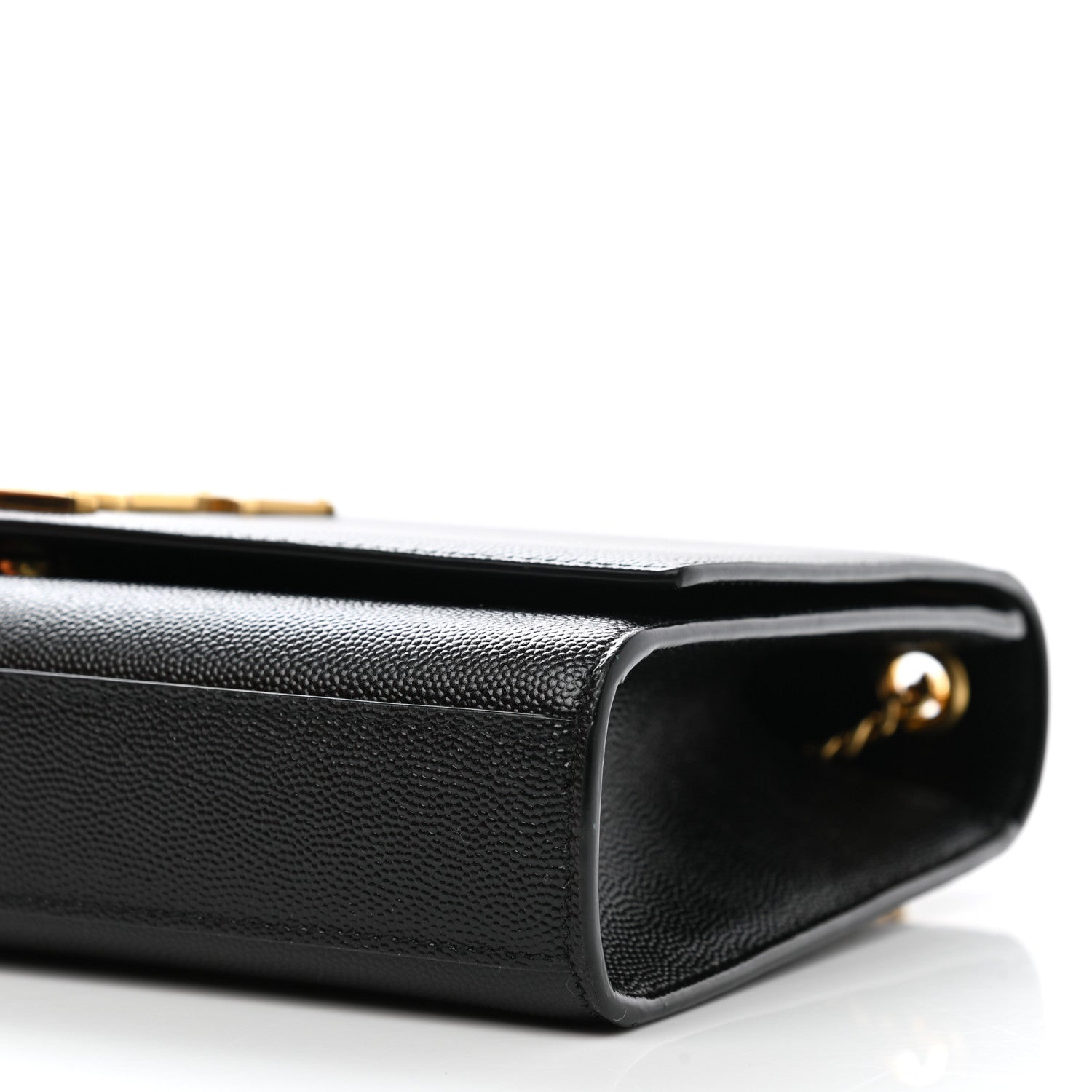 Saint Laurent Grain De Poudre Medium Classic Monogram Kate Satchel Black 10 of 11