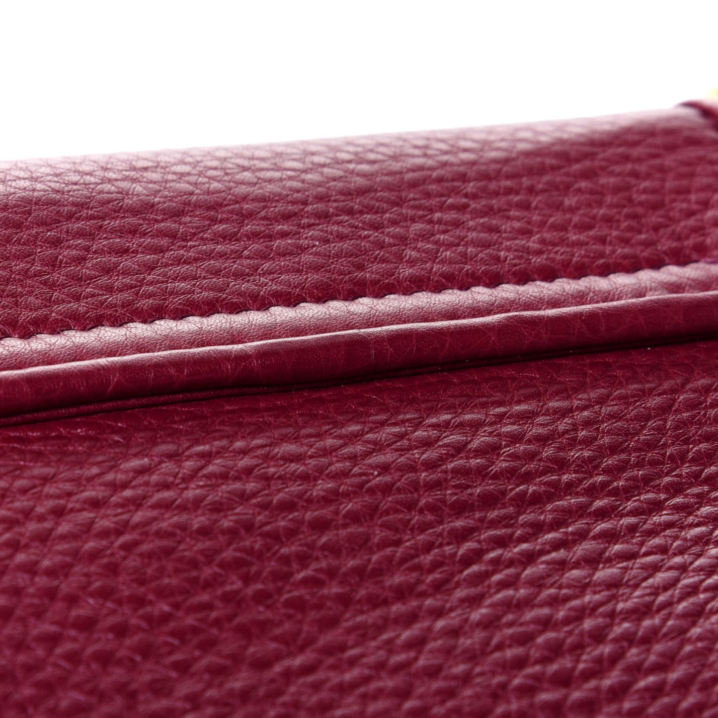 Cellarius Calfskin Small 1973 Chain Shoulder Bag Cherry Gloss