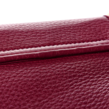 Gucci Cellarius Calfskin Small 1973 Chain Shoulder Bag Cherry Gloss 5 of 5