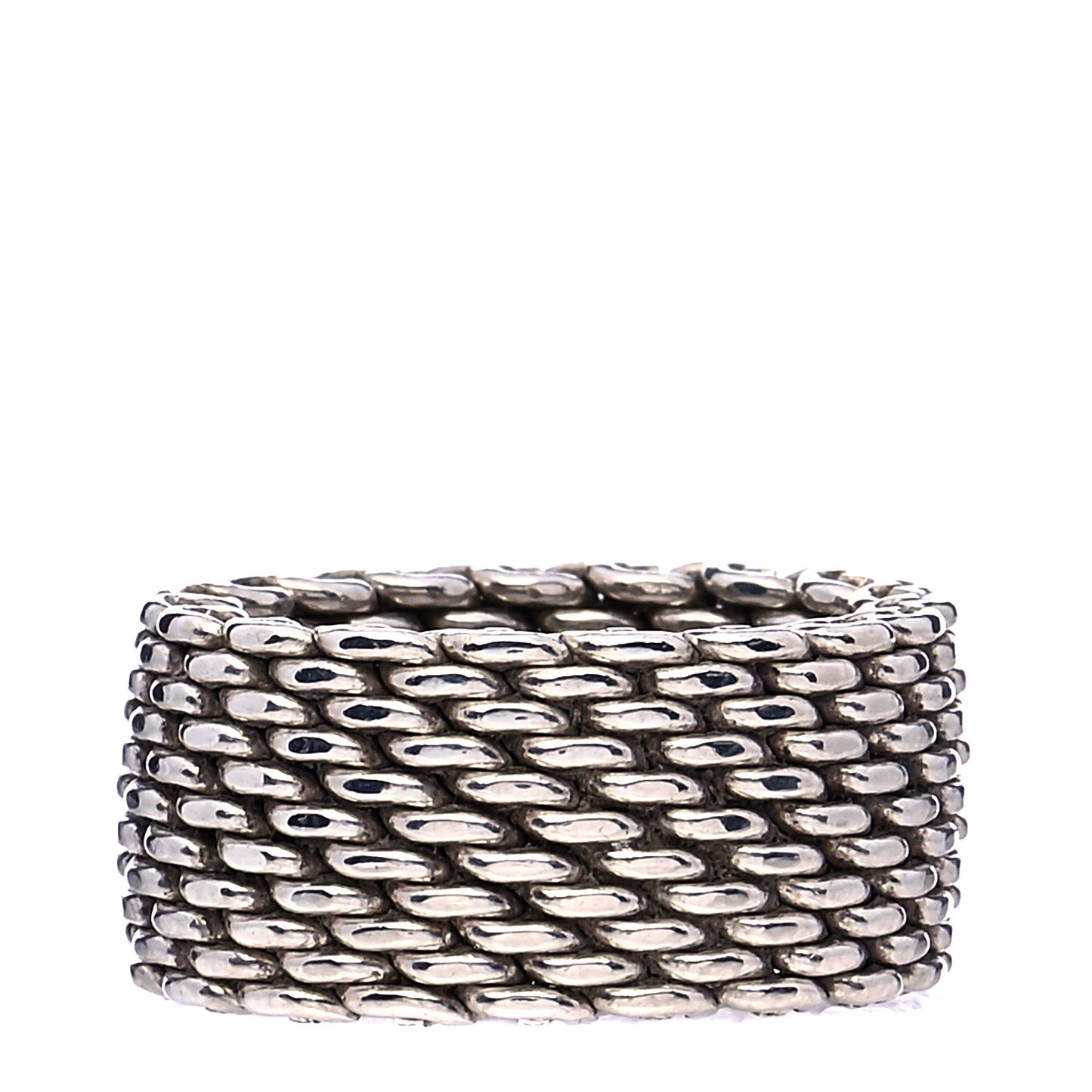 Sterling Silver Mesh Somerset Ring 48 4.5