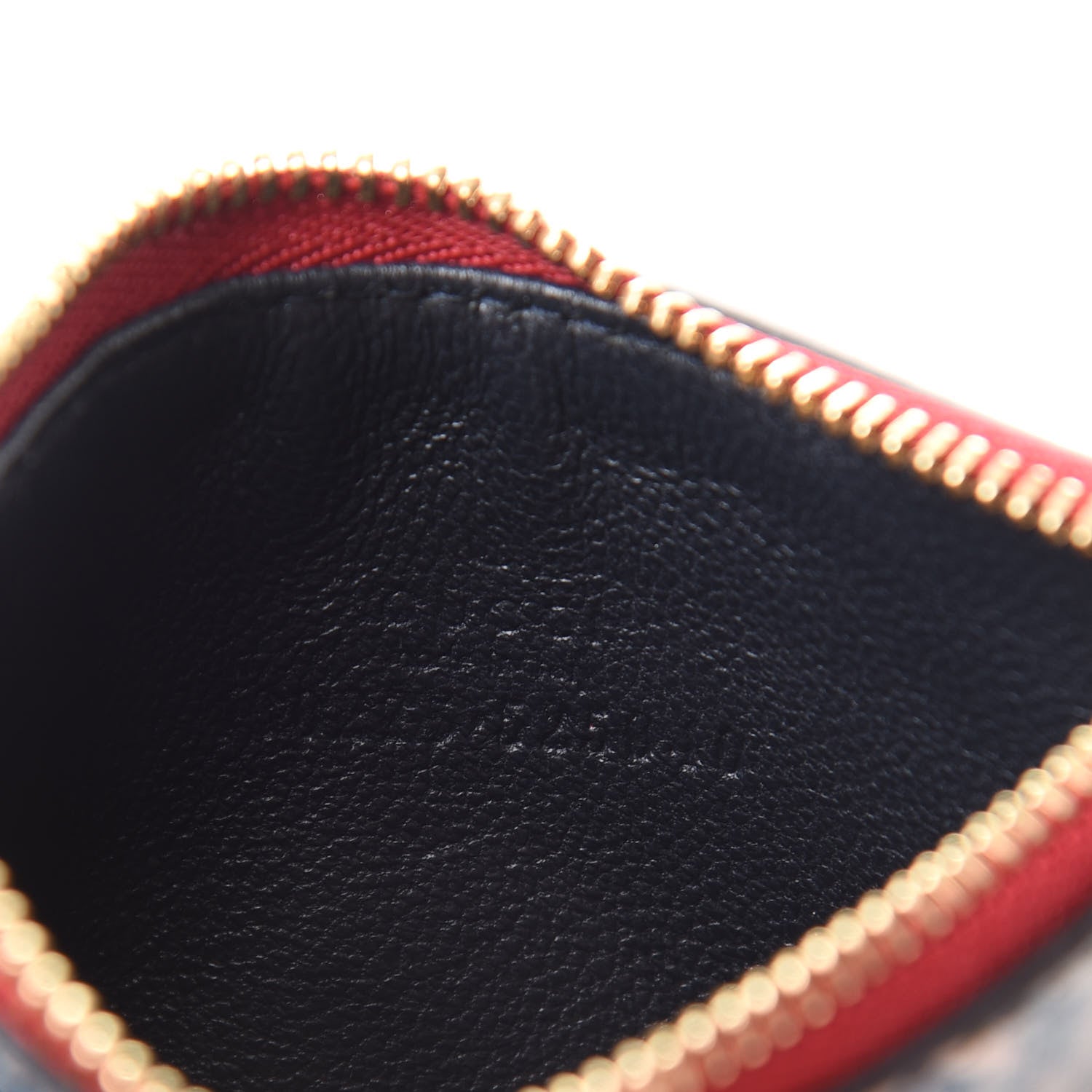 Gucci GG Supreme Monogram Blooms Coin Case Card Holder Beige Blue Navy Hibiscus Red 6 of 7