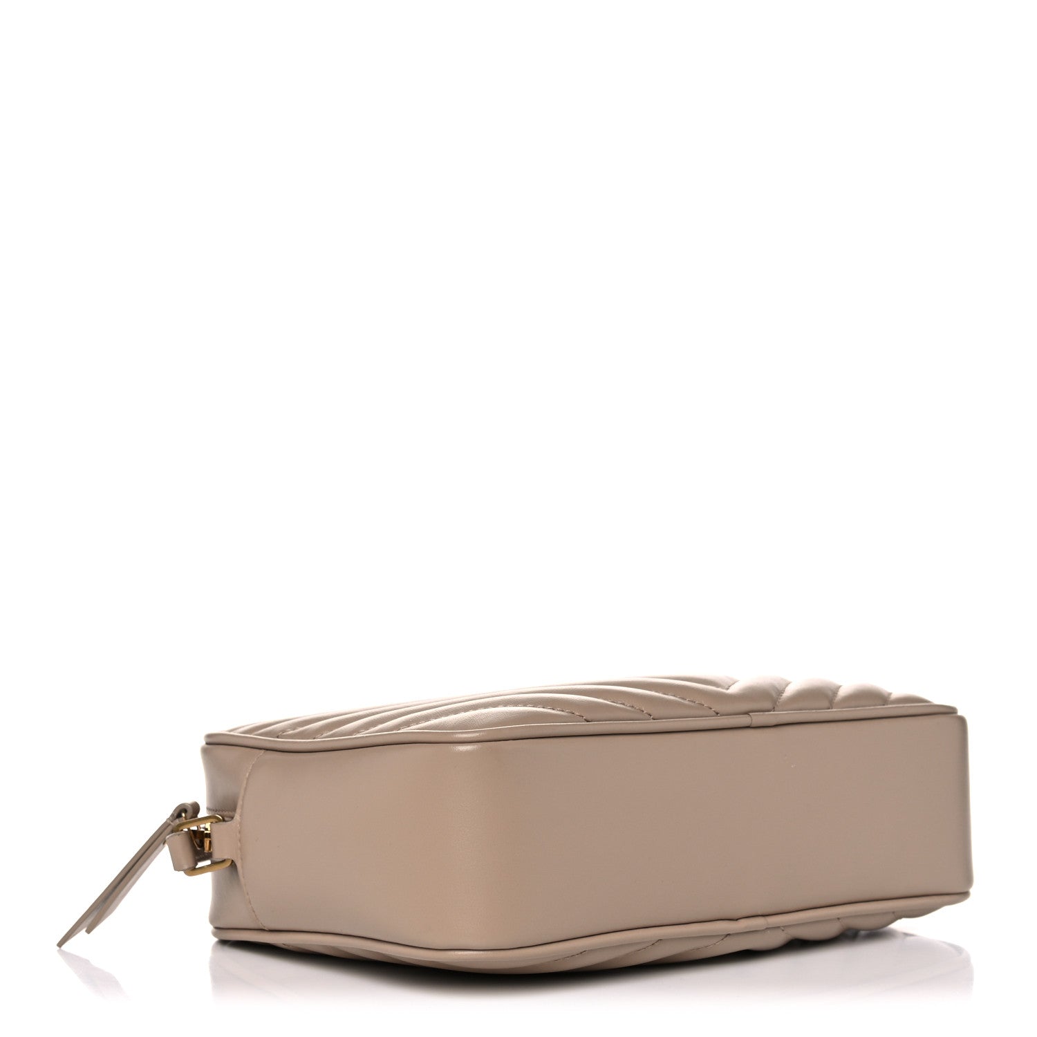 Saint Laurent Calfskin Matelasse Monogram Lou Camera Bag Dark Latte 4 of 9