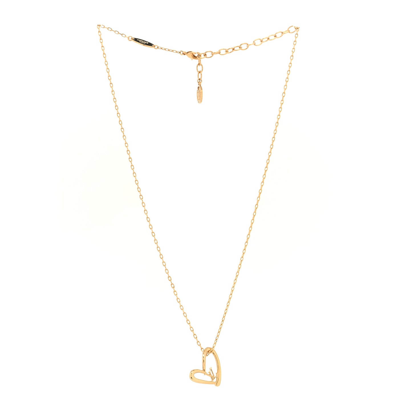 Metal Fall In Love Necklace