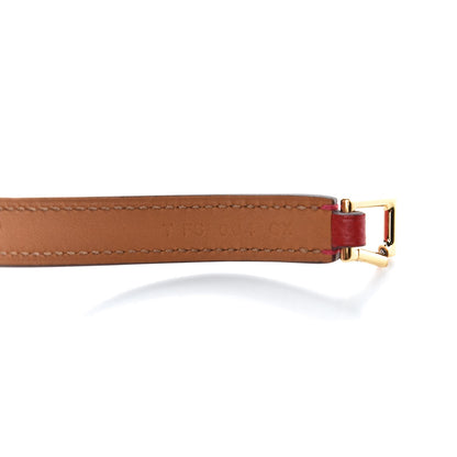 Hermes Epsom Rivale Double Tour Bracelet S Rouge Casaque 5 of 8