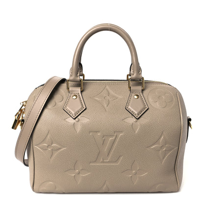 Louis Vuitton Empreinte Monogram Giant Speedy Bandouliere 25 Tourterelle 1 of 10