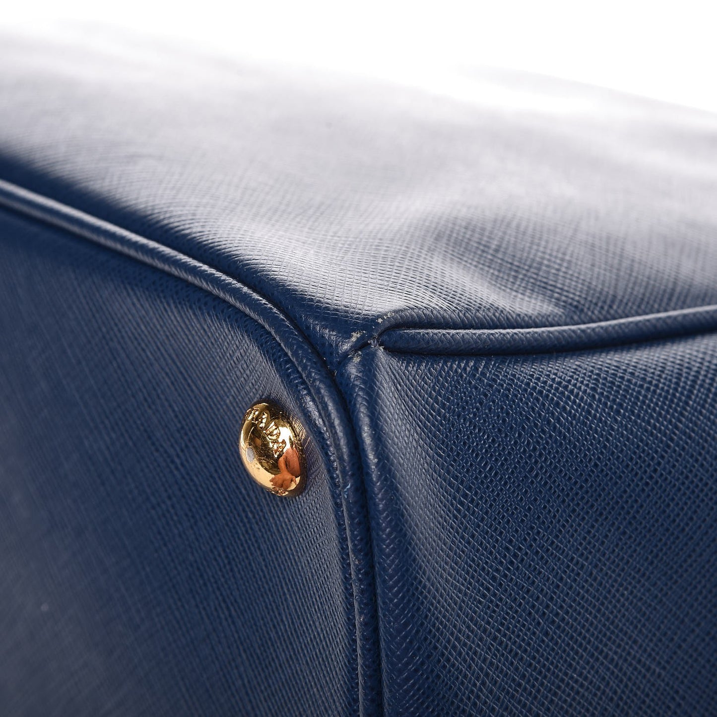 Saffiano Large Galleria Double Zip Tote Bluette