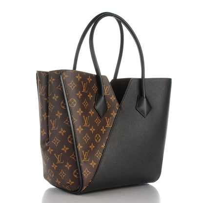 Louis Vuitton Calfskin Monogram Kimono Tote Black 3 of 8