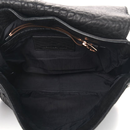 Alexander Wang Pebbled Lambskin Lia Sling Black Rose Hardware 5 of 10