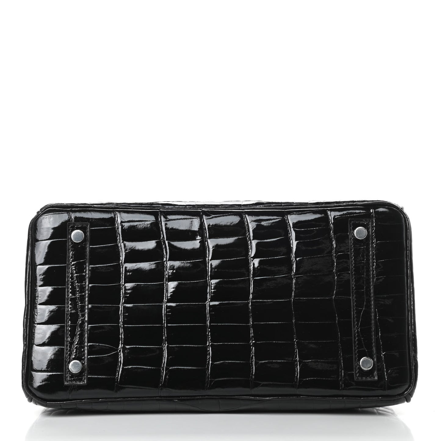 Shiny Niloticus Crocodile Birkin 30 Black