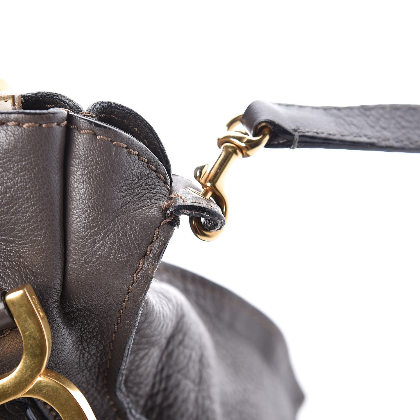 Calfskin Medium Marcie Satchel Ash