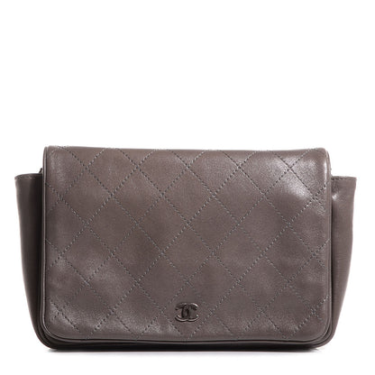 Chanel Lambskin Small Crossbody Flap Grey 1 of 10