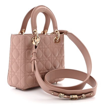 Christian Dior Lambskin Cannage Small My ABCDior Lady Dior Fard 3 of 11