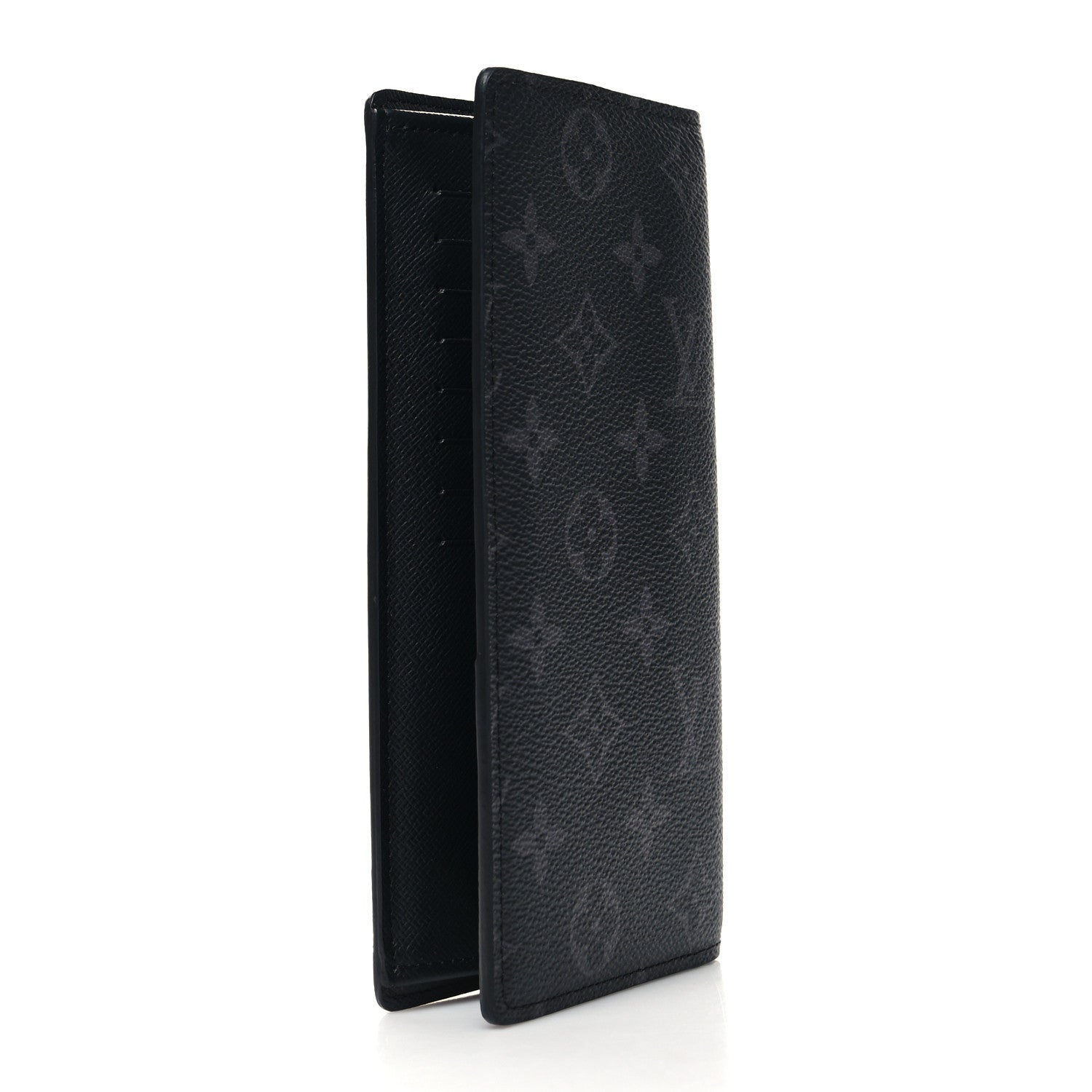 Louis Vuitton Monogram Eclipse Brazza Wallet 3 of 9