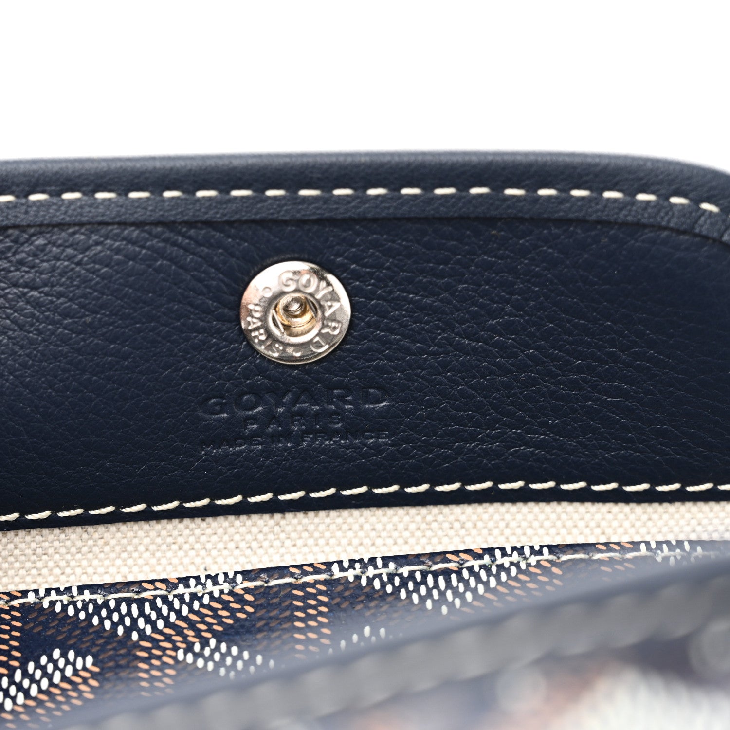 Goyard Goyardine Reversible Mini Anjou Navy 11 of 17