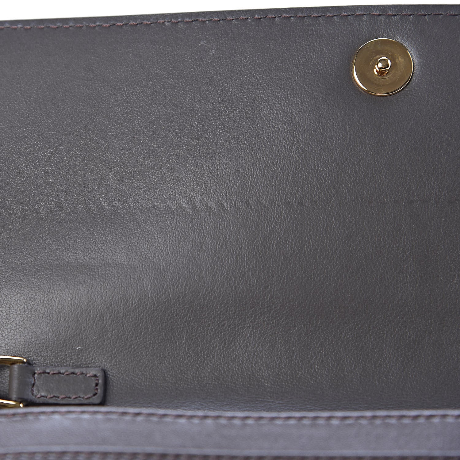 Fendi Vitello Liberty Century Lucido By The Way Continental Wallet On Chain Carbone 9 of 14