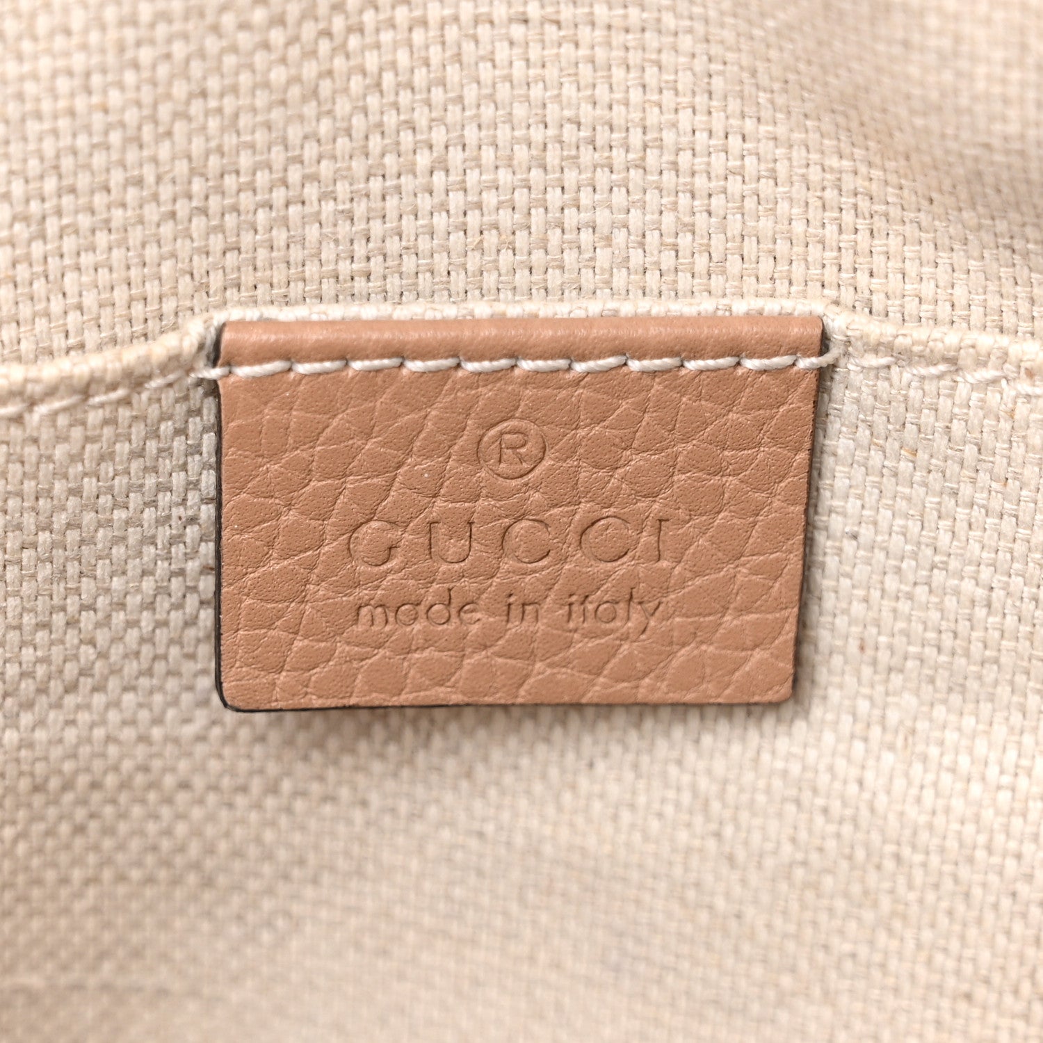 Gucci Pebbled Calfskin Small Soho Disco Bag Camelia 6 of 11