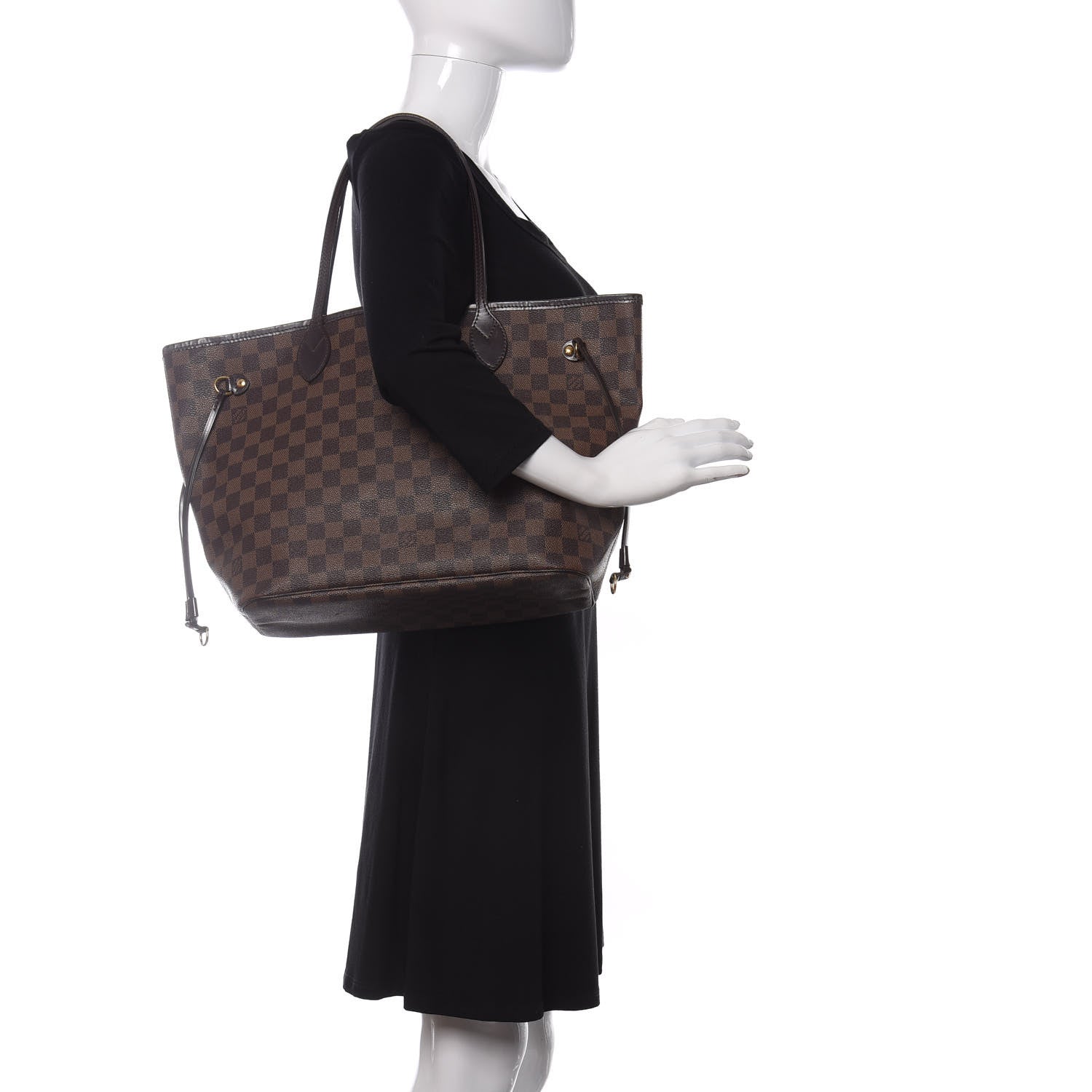 Louis Vuitton Damier Ebene Neverfull MM 2 of 18