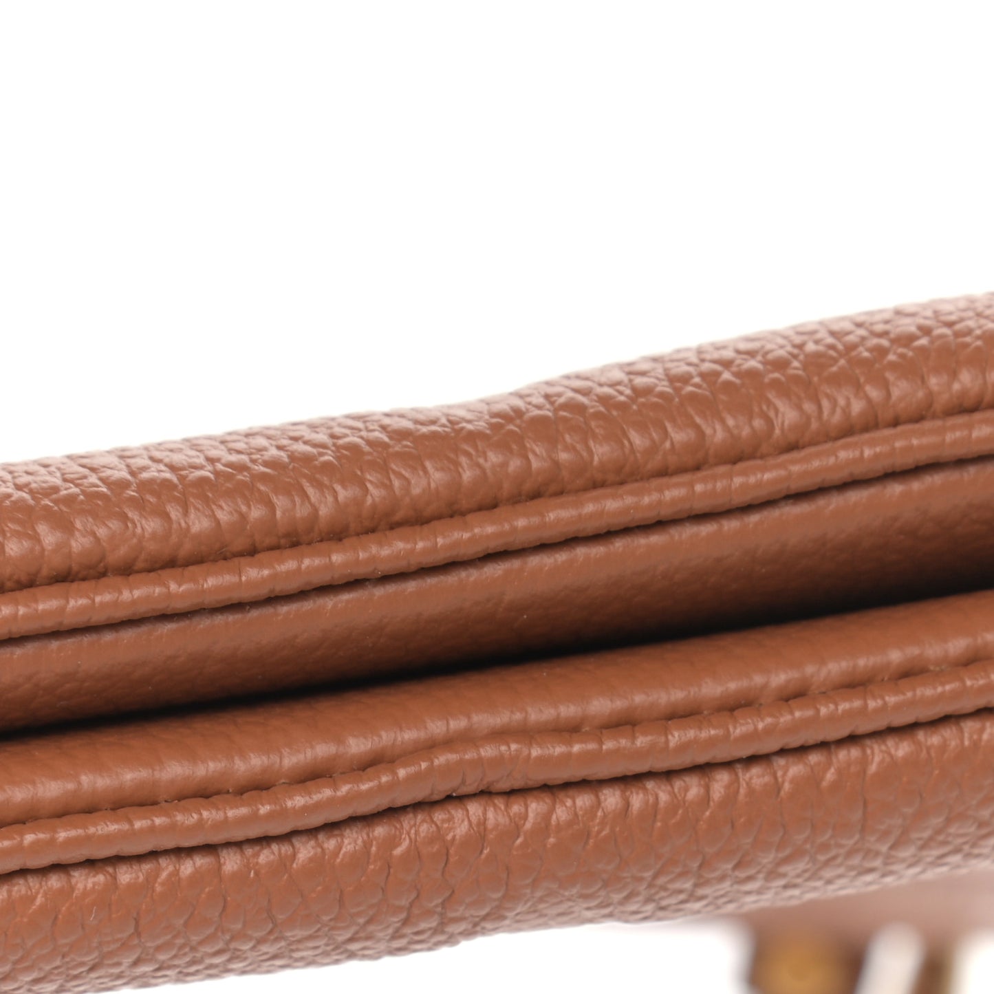 Empreinte Monogram Giant Double Zip Pochette Caramel