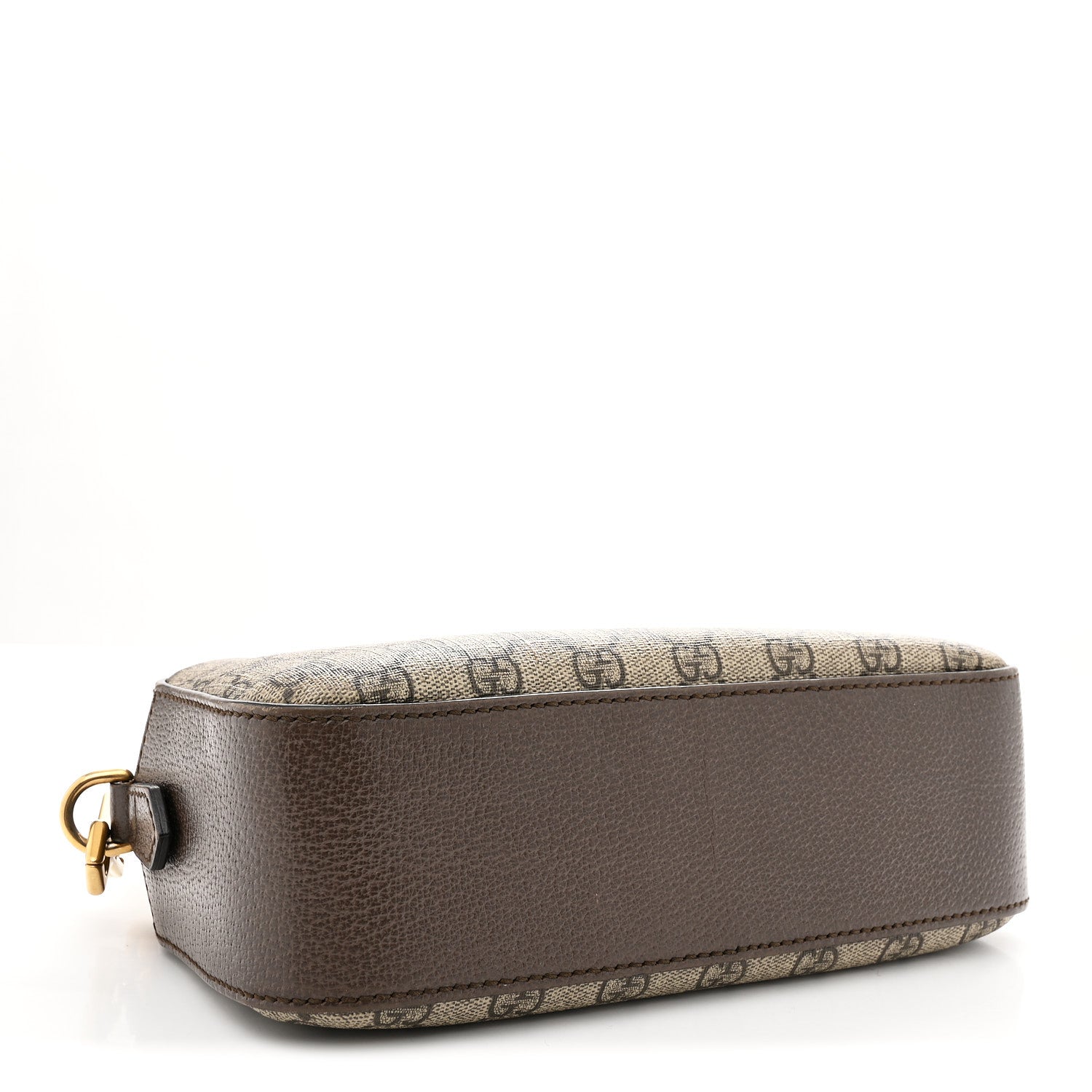 Gucci GG Supreme Monogram Web Neo Vintage Shoulder Bag Beige New Acero Crop 4 of 13