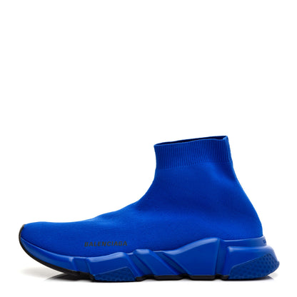 Balenciaga Neoprene Knit Womens Speed Sneakers 42 Bleu Black 1 of 9
