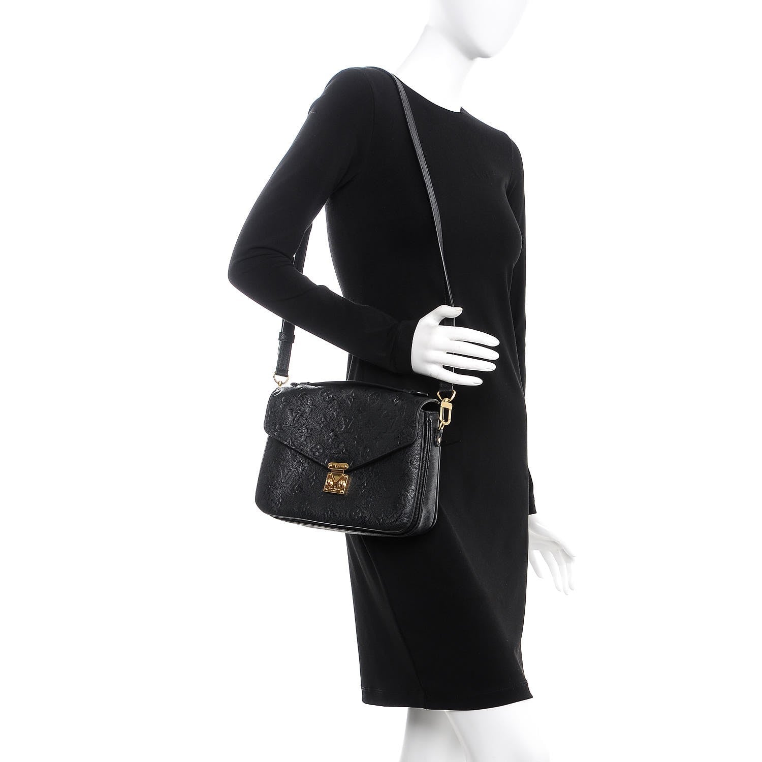 Louis Vuitton Empreinte Pochette Metis Black 2 of 8