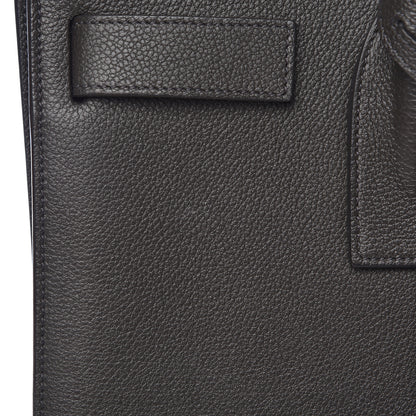 Saint Laurent Grained Calfskin Small Sac De Jour Black 12 of 14
