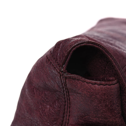 Balenciaga Agneau Classic Hardware Messenger Rouge Lie De Vin 13 of 17