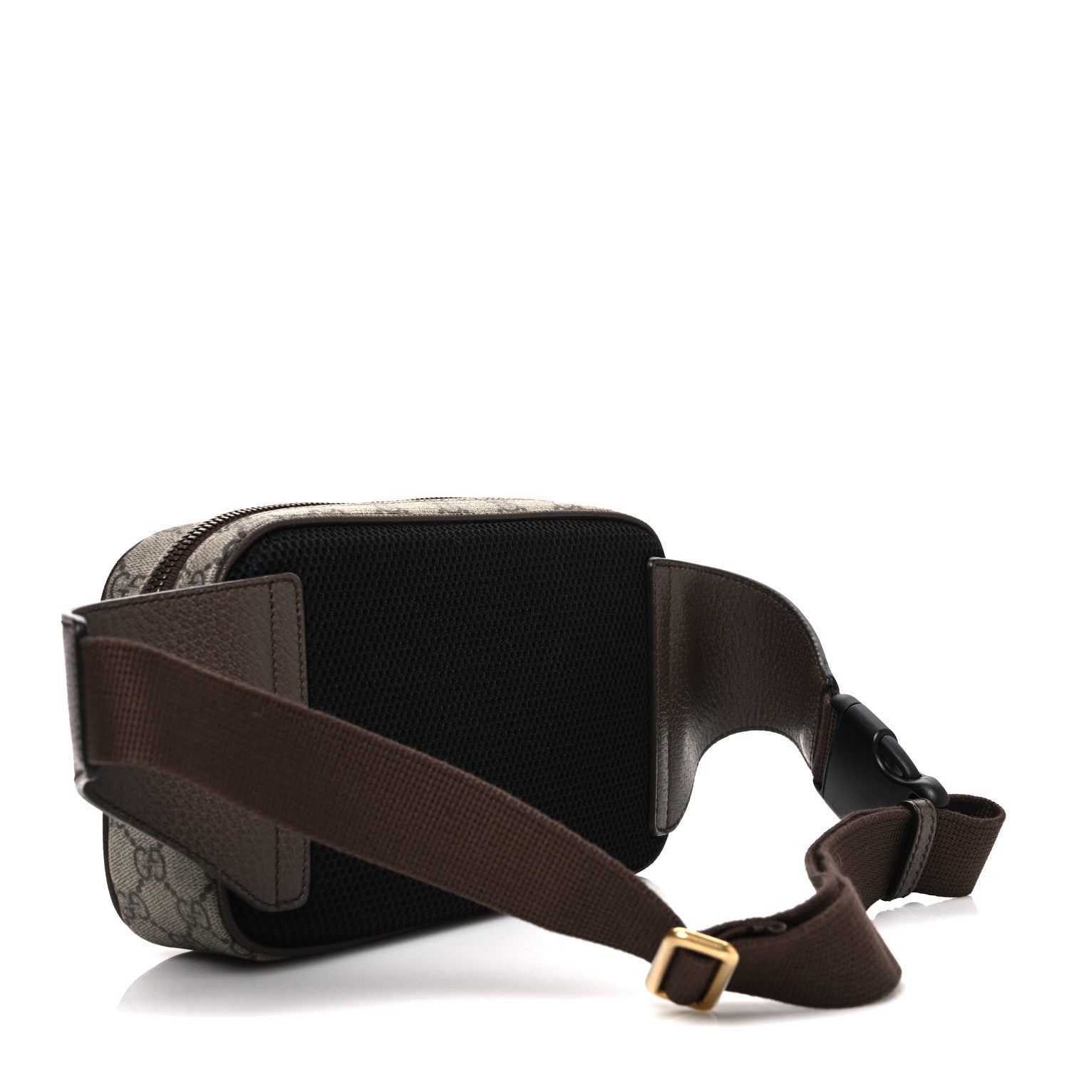 Gucci Soft GG Supreme Monogram Medium Ophidia Belt Bag Dark Brown 3 of 10