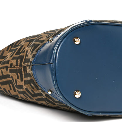 Fendi Zucca Tote Tobacco Blue 9 of 12