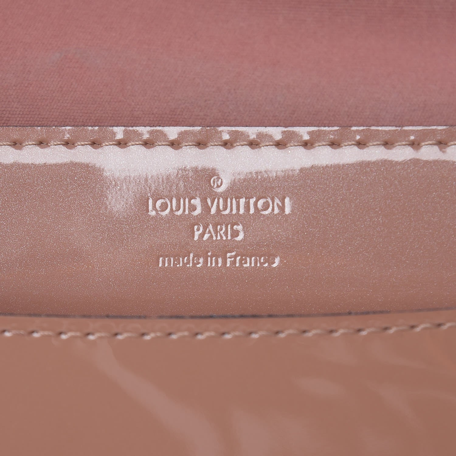 Louis Vuitton Patent Louise New Sobe Clutch Rose Velours 6 of 16