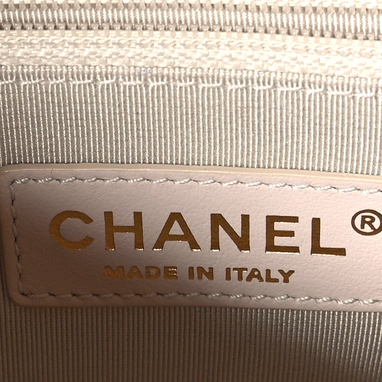 Chanel Sheepskin Chevron Quilted Medium Vintage Mademoiselle Flap White 6 of 10