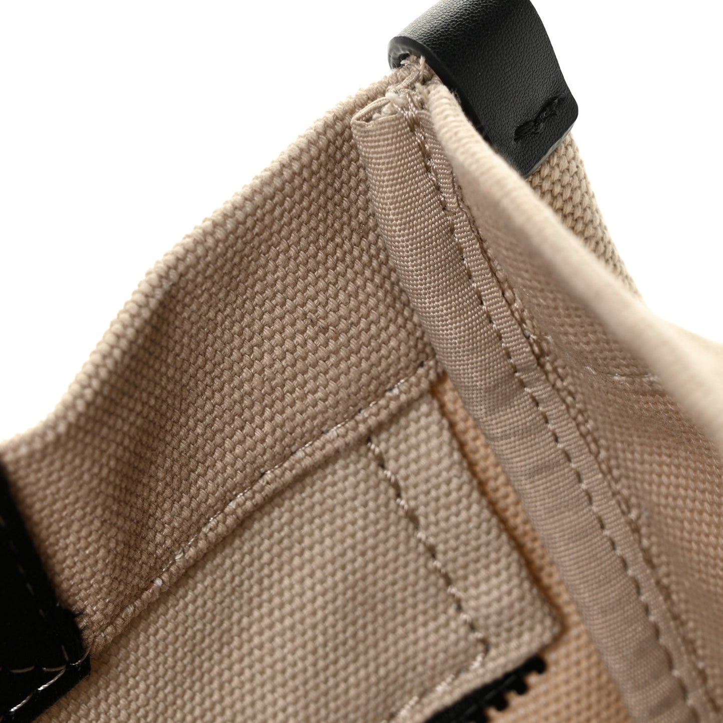 Canvas Signet Tote Bag Beige