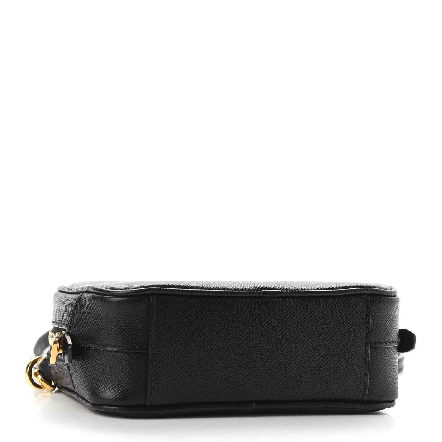 Prada Saffiano Mini Camera Crossbody Bag Black 4 of 9