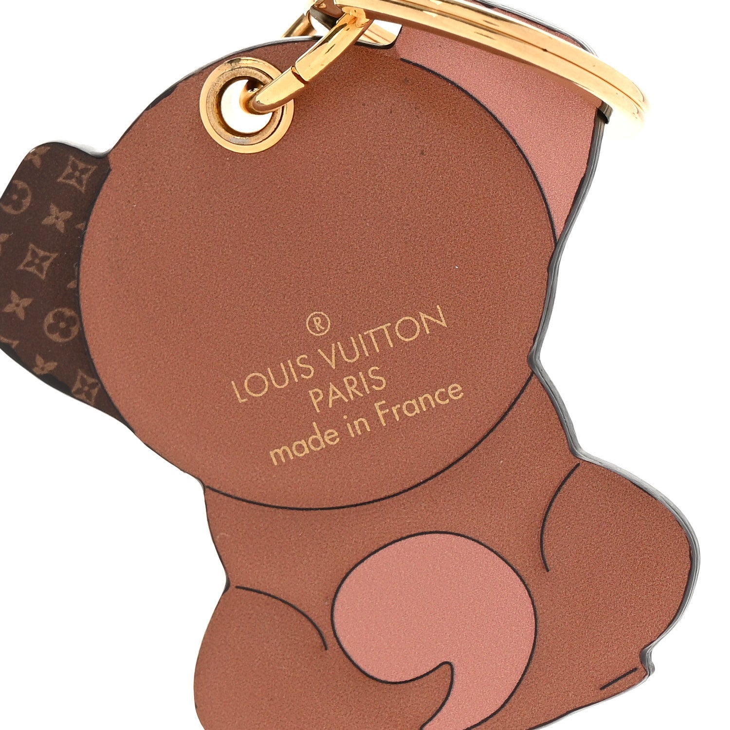 Louis Vuitton Monogram Puppy Bag Charm Key Holder 3 of 6