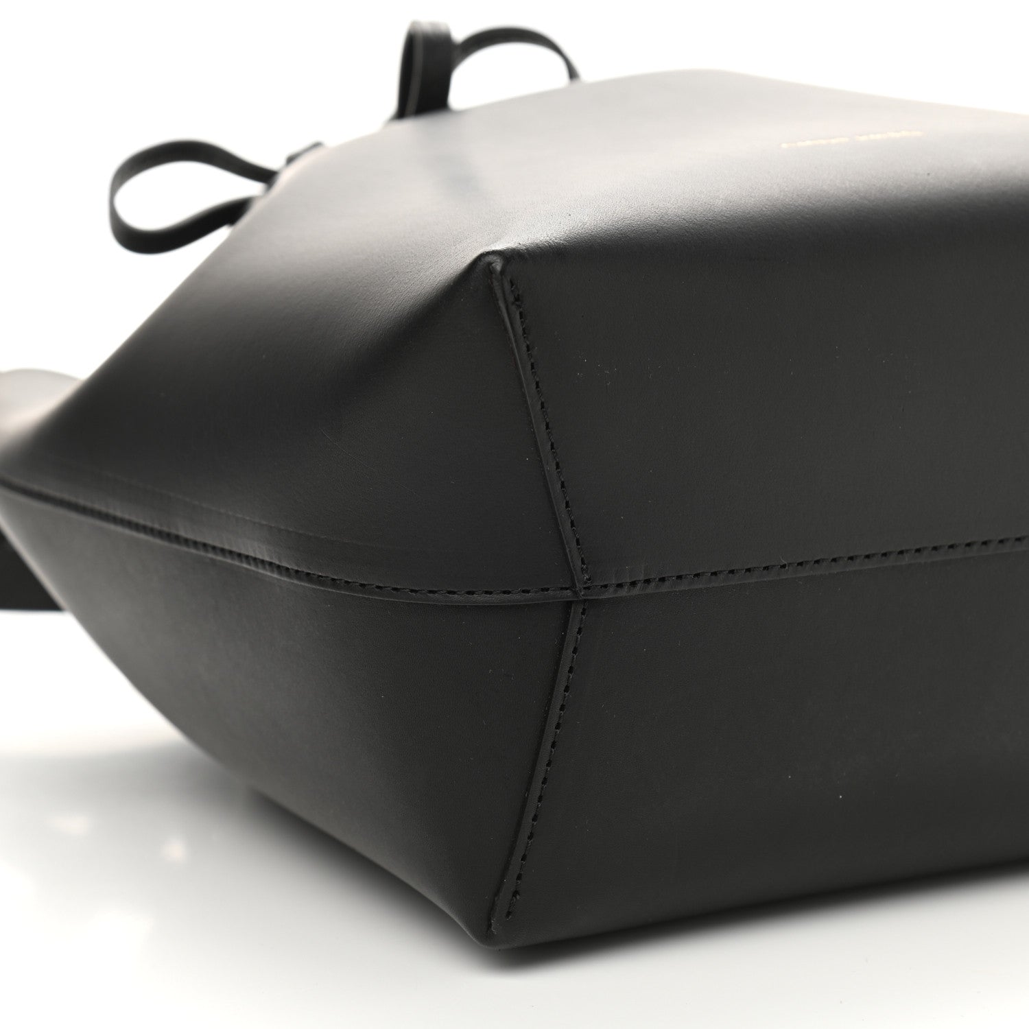 Mansur Gavriel Calfskin Mini Bucket Bag Black Ballerina 8 of 9