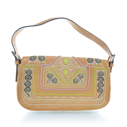 Fendi Leather Embroidered Baguette 3 of 11