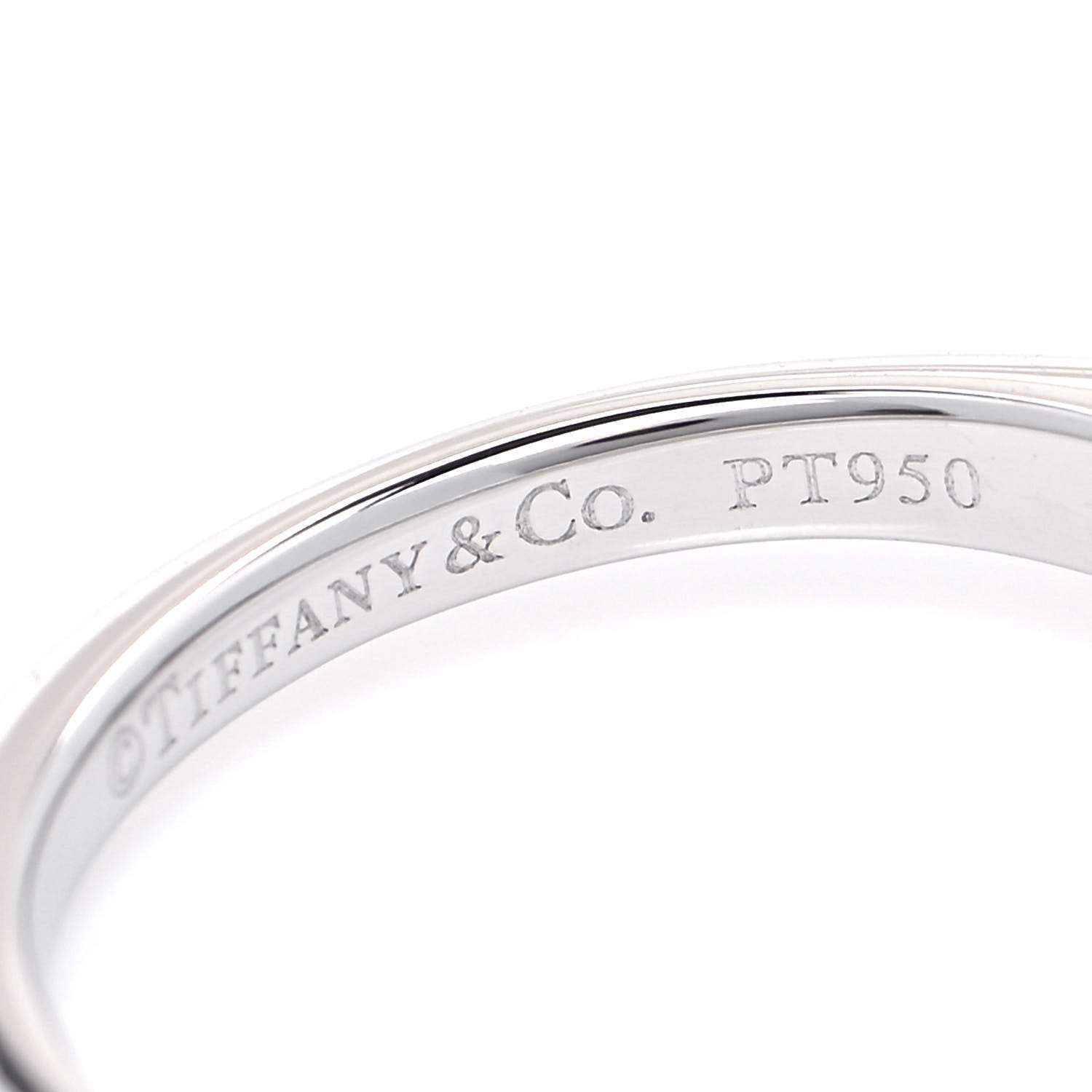 Tiffany Platinum Diamond .39ct Solitaire Engagement Ring 49 5 4 of 5