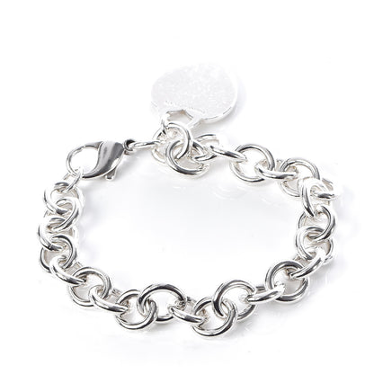 Tiffany Sterling Silver Heart Tag Charm Bracelet 3 of 4