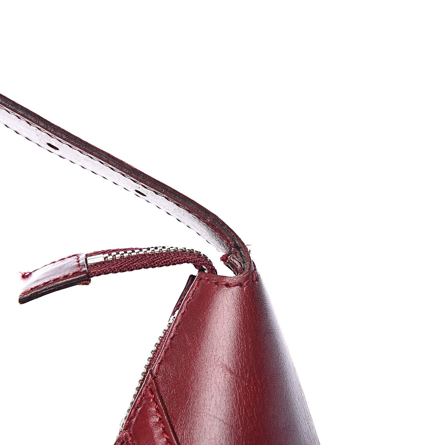 Gucci Calfskin Horsebit Embossed Glam Hobo Burgundy 8 of 10