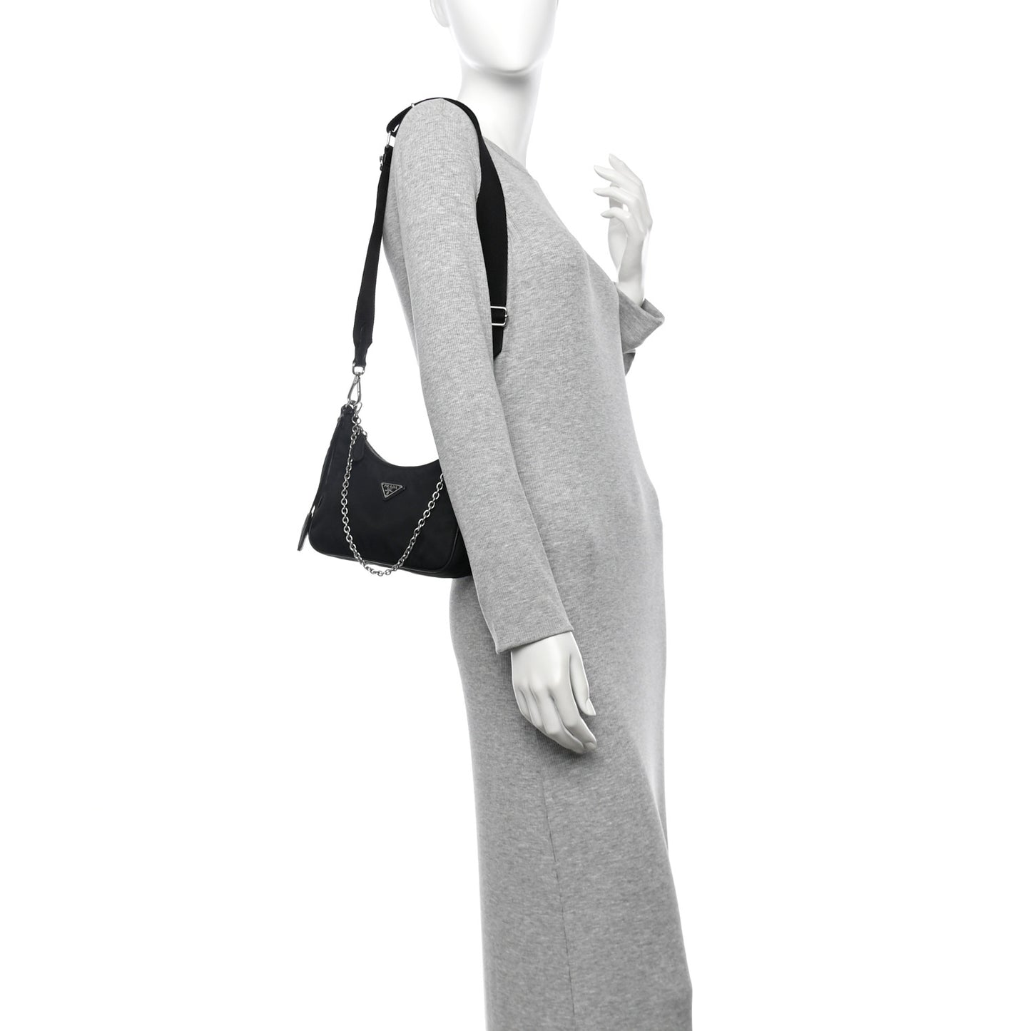 Nylon Re-Edition 2005 Shoulder Bag Black