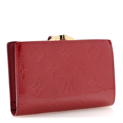 Louis Vuitton Vernis French Purse Wallet Pomme D'Amour 3 of 11