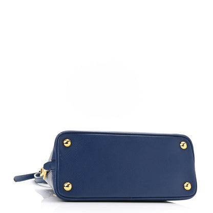 Prada Saffiano Lux Small Promenade Tote Bluette 4 of 9