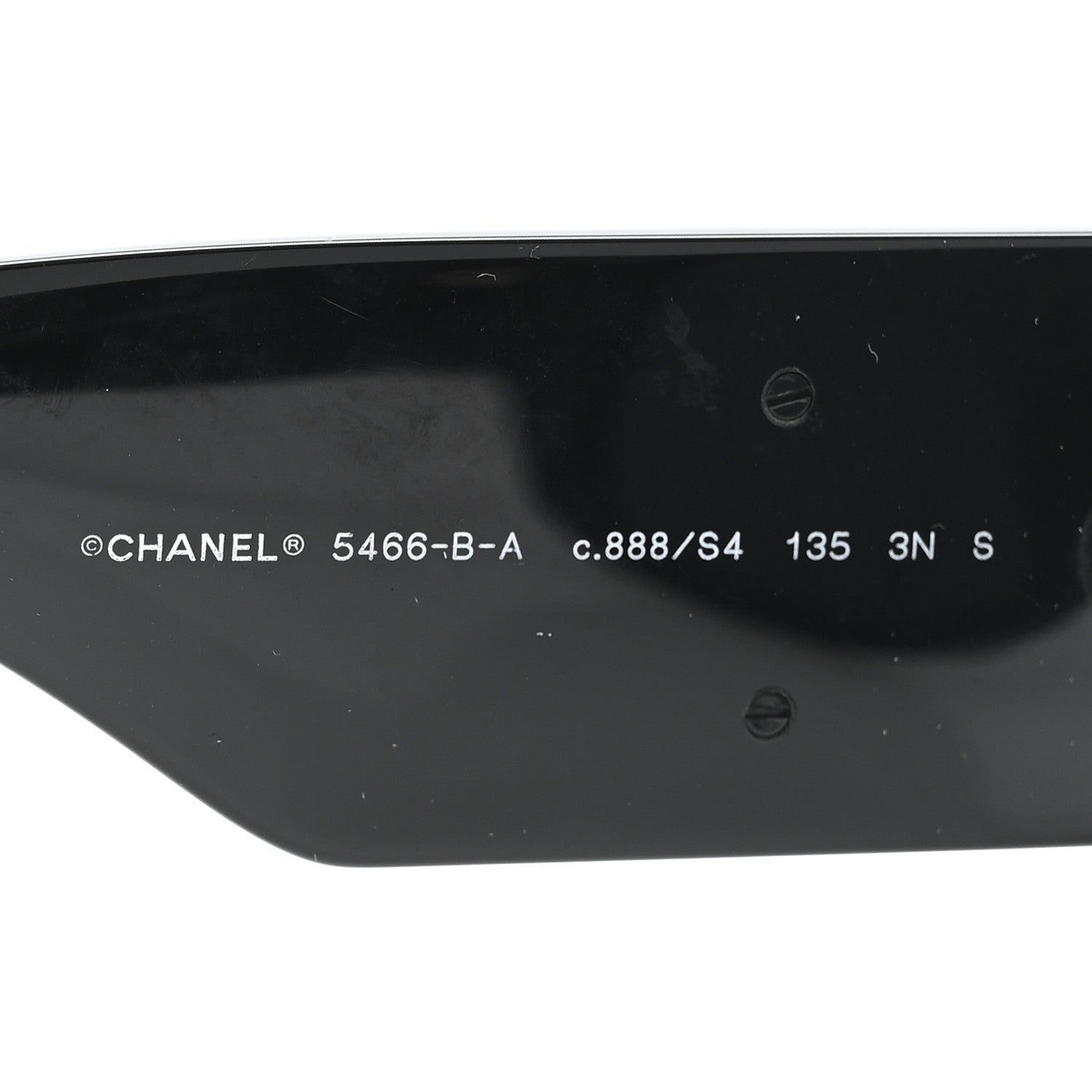 Chanel Acetate Crystal CC Shield Sunglasses 5466-B-A Black 5 of 8