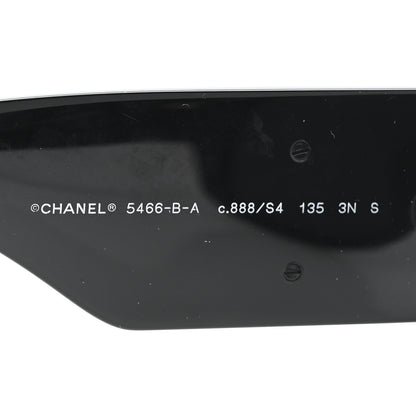 Chanel Acetate Crystal CC Shield Sunglasses 5466-B-A Black 5 of 8