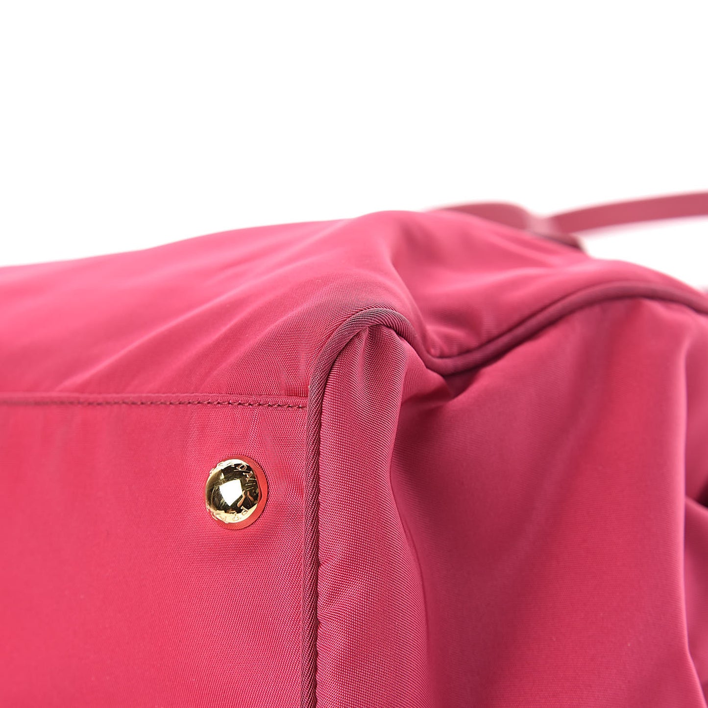 Saffiano Tessuto Nylon Shopping Satchel Ibisco