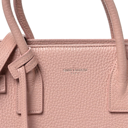 Saint Laurent Grained Calfskin Baby Sac De Jour Antique Rose 7 of 10