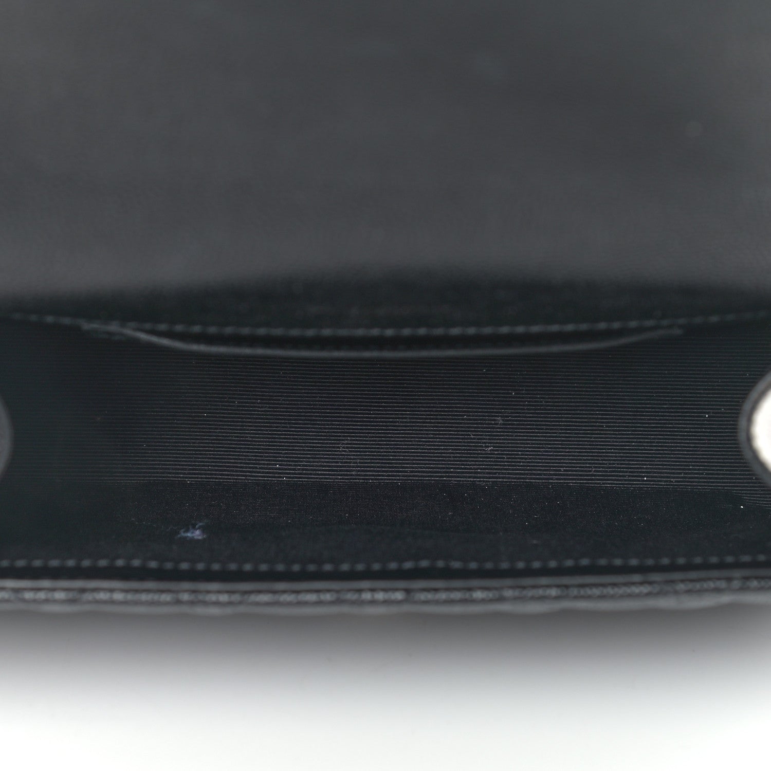 Saint Laurent Grain De Poudre Textured Mixed Matelasse Triquilt Small Monogram Satchel Black 5 of 11