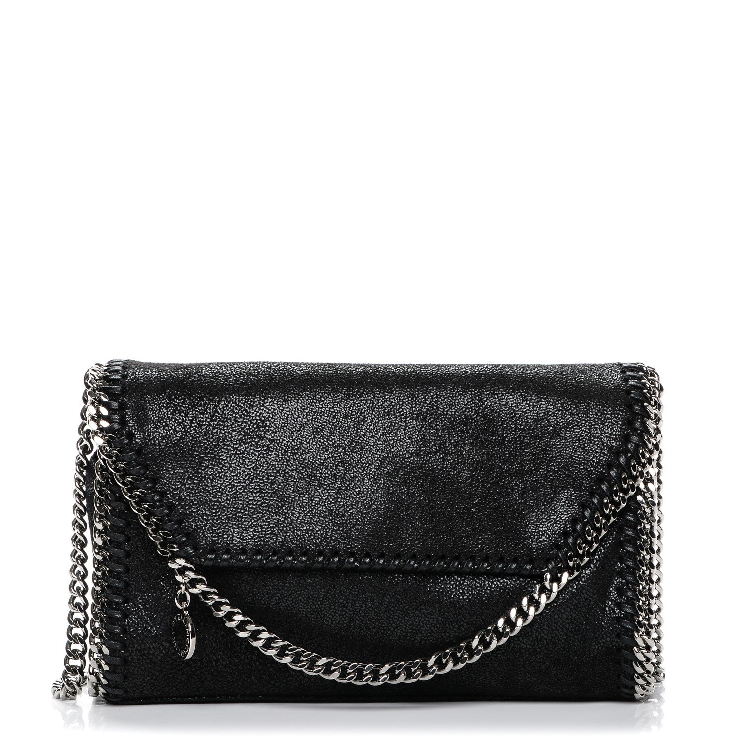 Stella McCartney Shaggy Deer Falabella Mini Crossbody Bag Black 1 of 6