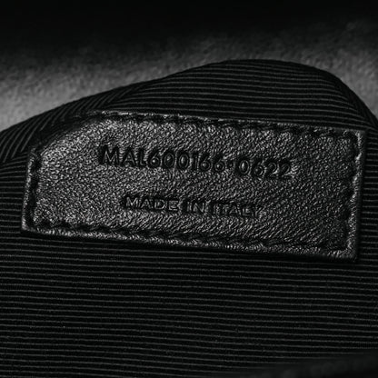 Saint Laurent Grain De Poudre Textured Mixed Matelasse Large Triquilt Monogram Satchel Black 7 of 11